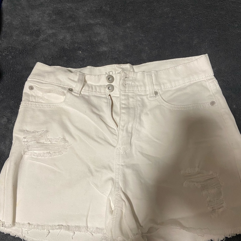 White Woman’s Shorts